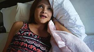 Paisley Brooks Mouth Stuffed with a Big Cock!