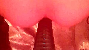 Amateur teen home solo deep fisting