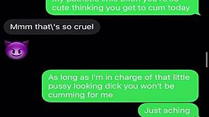 Sexting emasculating my sissy bitch humiliation