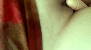 Self-pleasure with two dildos gaping pussy