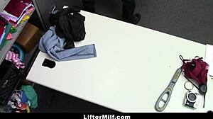 the suspect blonde gets fucked by officer. liftermilf