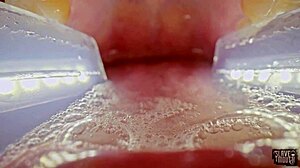 Deranged Filth Loving Girl Rebel Rhyder Gets Frozen Cum Bukkake - Filmed with Probe Lens