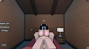 fucking my wife in a cabin in roblox?