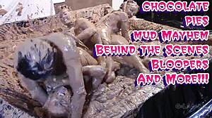 Glam Mud Wrestling Catfight!