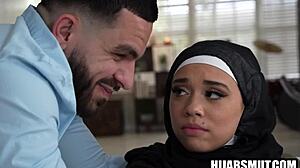 Heartbreaking Deflowering Of Virgin Girl In Hijab By Step Brother