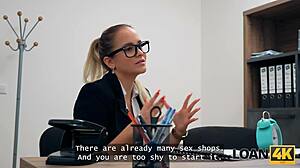 Loan4k library girl undercover, she's the best slut in this office