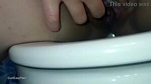 She Pees In 37 Scene Compilation From Bathroom Toilet