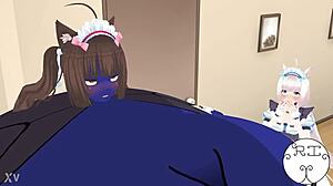 chocola becomes permaberry in anime belly dancing sex scene