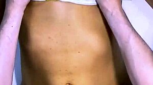 Stepfather and best friend share mischievous laugh in kitchen