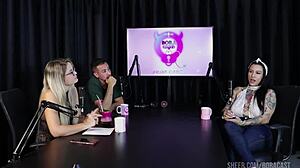 Lexi mallet in bora cast with bruna carlos, sheer red lingerie domination.