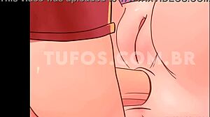 naughty family characters enjoying anal sex in comic