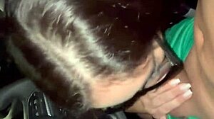 Exhibiting in Sao Paulo, sucking various cocks backstage