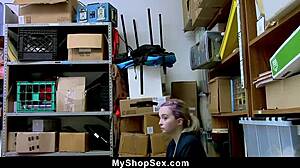 stealing teen complies with officer for freedom - myshopsex