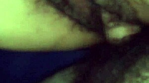 makka asked me to penetrate her hairy pussy at home, feeling horny