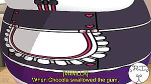 chocola becomes permaberry in anime belly dancing sex scene