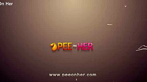 russian blonde teen gets cum covered and pissed on in hardcore fetish scene