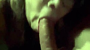 Exhibiting in Sao Paulo, sucking various cocks backstage