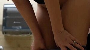 Leaky Pussy Gets Huge Restroom Creampie In Public!