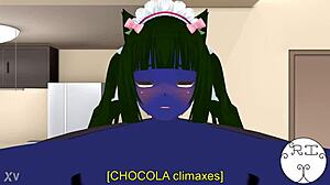 chocola becomes permaberry in anime belly dancing sex scene