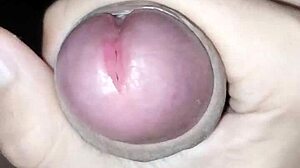 Young Big-Dicked Guy Cums Deliciously In Handjob