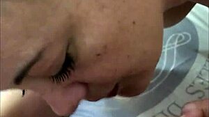 french amateur in black leather pants deepthroats, rims, doggystyles pov