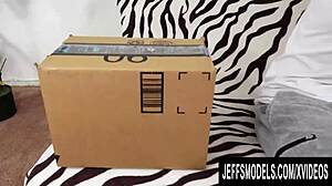 Pierced BBW Sara Star rewards her man! New shoes make her horny for blowjob and cumshot