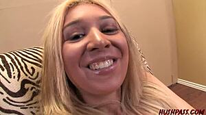 danny and his monster cock make newbie parker squeal