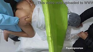 Part 2: Hidden camera catches patient getting fucked in ass and pussy during consultation, right in front of her husband!