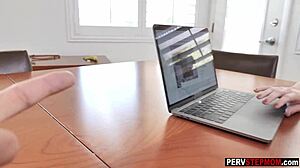 Horny Redhead Milf Stepmom Helps Stepson With Intense Emotions About Future