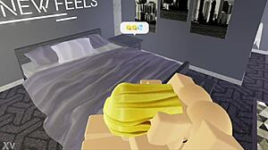 Crazy Blonde Shows Interest in My Attention