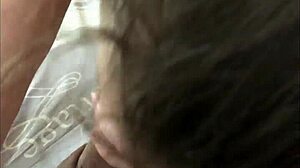 french amateur in black leather pants deepthroats, rims, doggystyles pov