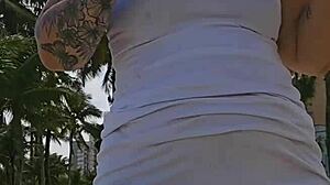 Married Wife Sucked in Public Toilet After Dick Pic Tease!