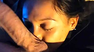 hey guys, this pov cutie is sucking a massive bwc way more than she can handle, it's intense