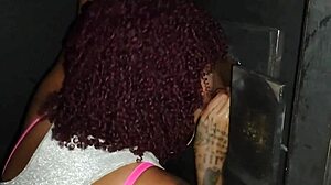 Does the Cuckold Film His Slut in the Gloryhole Booth?