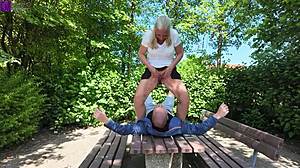 i had public bareback sex with a stranger, creampie and mouth piss at rest stop part 1