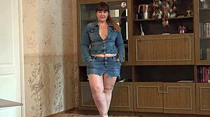 Anal toy penetration chubby milf fucks her big ass and fingers hairy pussy amateur fetish