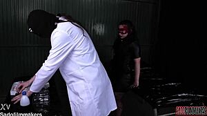 Doctor Mephisto Closed Up Naughty Masochists Pussy With Surgical Staples