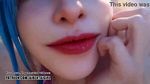 league of legends jinx cosplay pool kiss pov titjob and facial cum uncensored hentai ai generated