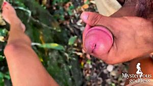 i exhibited and sucked my ex-boyfriend on the trail, let him fuck me