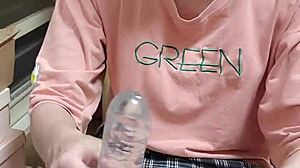 I love how Shemale Ting Xuan gives that intense blowjob with dildo