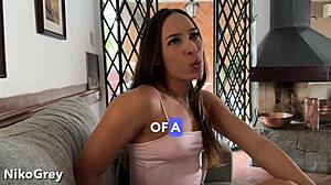 big-ass brazilian babe swallows it all in pov 😍