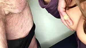 Italian Amateur Swallows Big Cock Cum In Mouth And On Tongue