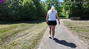 i had public bareback sex with a stranger, creampie and mouth piss at rest stop part 1