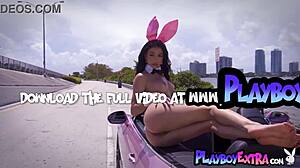 Watch Petite Latina MILF Bunny Veronica Rodriguez Reveal Big Boobs Outdoors?
