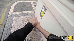 Mature4k explores her cheating obsession in a hotel.