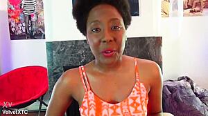 i'm licking this cute black babe's big ass in the interview