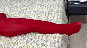 I'm locked in bondage pantyhose cocoon