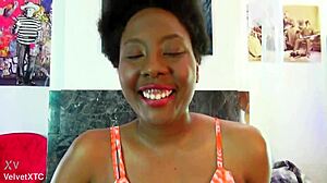 i'm licking this cute black babe's big ass in the interview