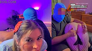 Elsa gets a hard spanking and dominated by big black bull.