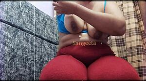 sangeeta pranavi shaving and talking dirty in hindi